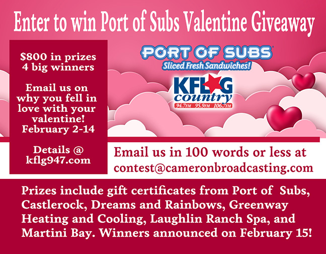 Enter to win Port of Subs Valentine Giveaway
